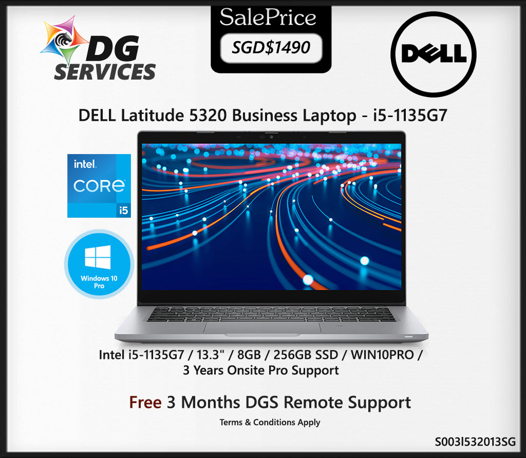 DELL Latitude 5320 Business Laptop - i5-1135G7 / 13.3