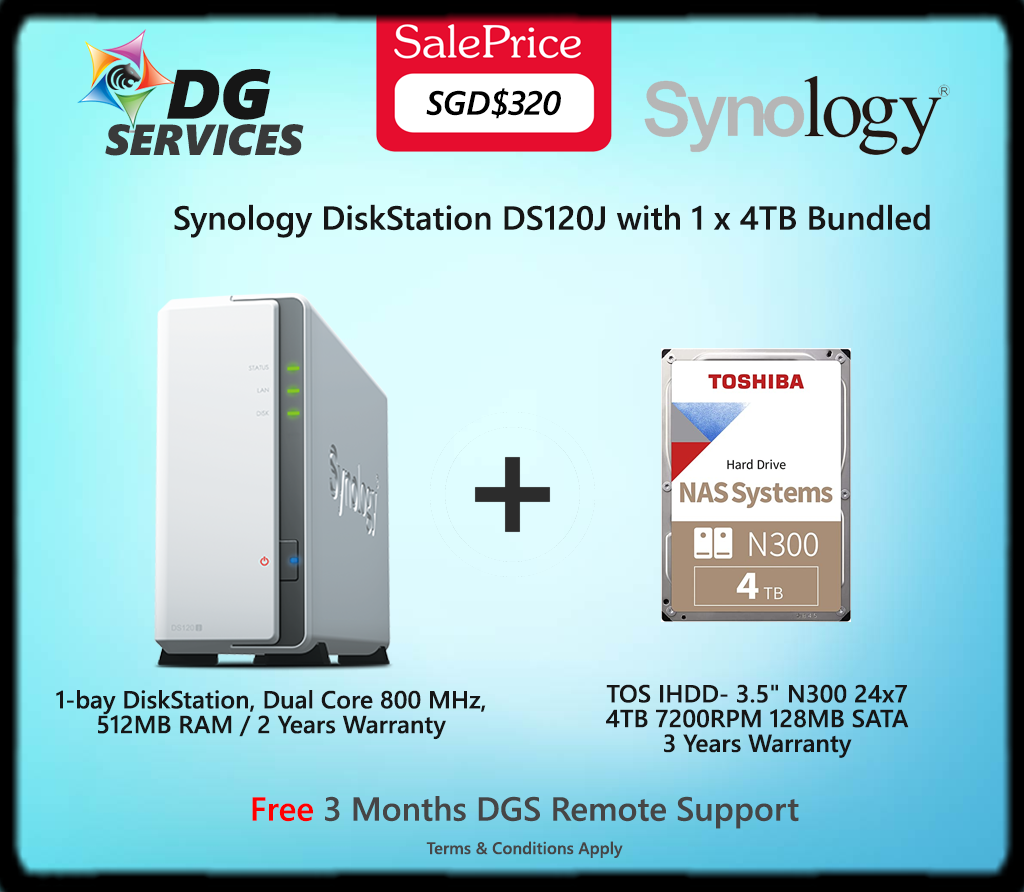 Synology DiskStation DS120J | DG Services