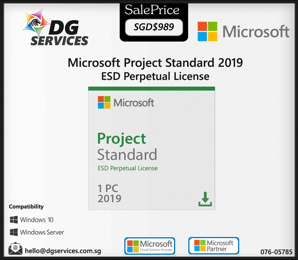 Microsoft Project Standard 2019 (076-05785)