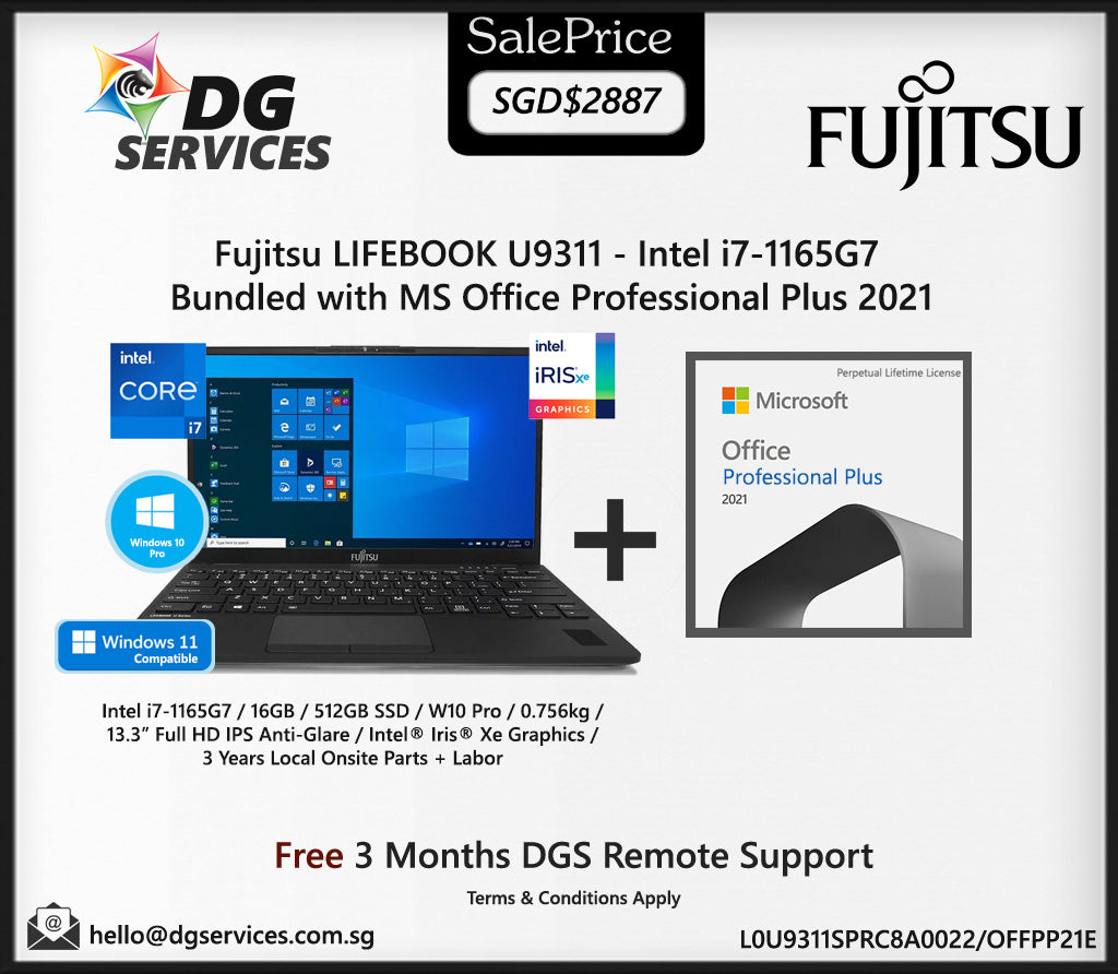 Fujitsu LIFEBOOK U9311 (Intel i7-1165G7/Intel i7-1185G7/13.3 inch)