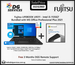 Fujitsu LIFEBOOK U9311 (Intel i5-1135G7/13.3 inch)