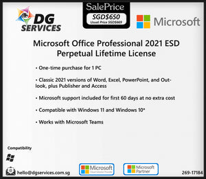 Microsoft Office Professional 2021 ESD (269-17184)