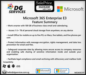 Microsoft 365 Enterprise E3 (Annual)