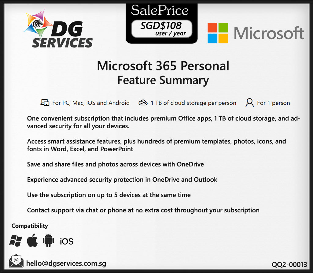 Microsoft 365 Personal (QQ2-00013)