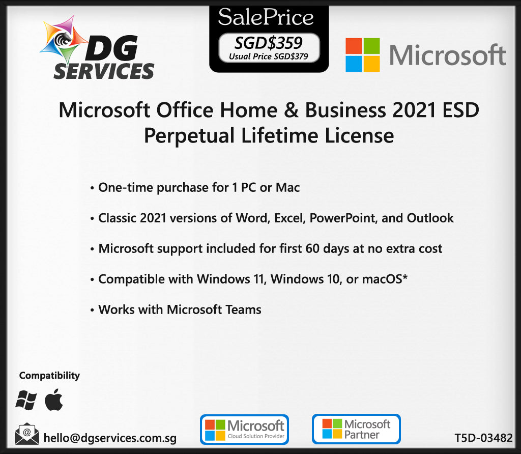 Microsoft Office Home Business 2021 ESD (T5D-03482)