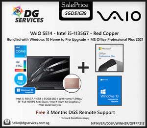 VAIO SE14 (Intel i5-1135G7/14" FHD IPS AntiGlare）