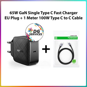 Ugreen 65W GaN Single Type C Fast Charger - EU Plug