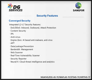 Sangfor NGAF M4500-F-I Firewall/VPN Appliance