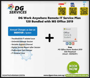 DG Work Anywhere Remote IT Service Plan 120