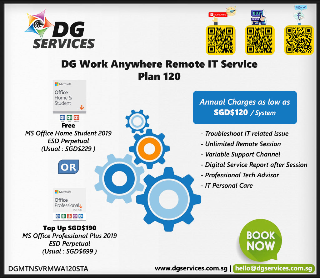 DG Work Anywhere Remote IT Service Plan 120