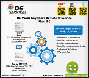 DG Work Anywhere Remote IT Service Plan 120