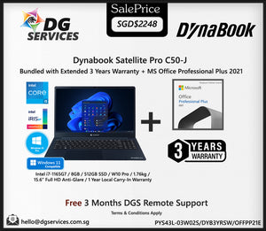 Dynabook Satellite Pro C50-J (Intel i7-1165G7/15.6 inch)