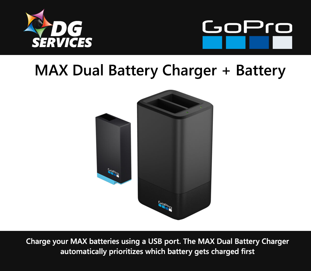GoPro MAX Dual Battery Charger + Battery
