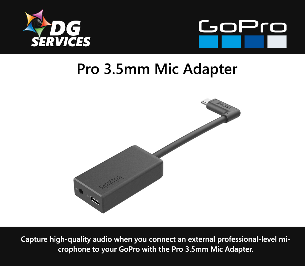 GoPro Pro 3.5mm Mic Adapter | DG Services