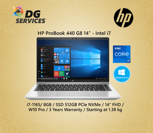 ProBook 440 G8 14" FHD - i7-1165 / 8GB / 512GB SSD