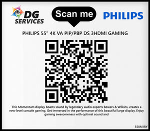 PHILIPS 55" 4K VA PIP/PBP DS 3HDMI GAMING