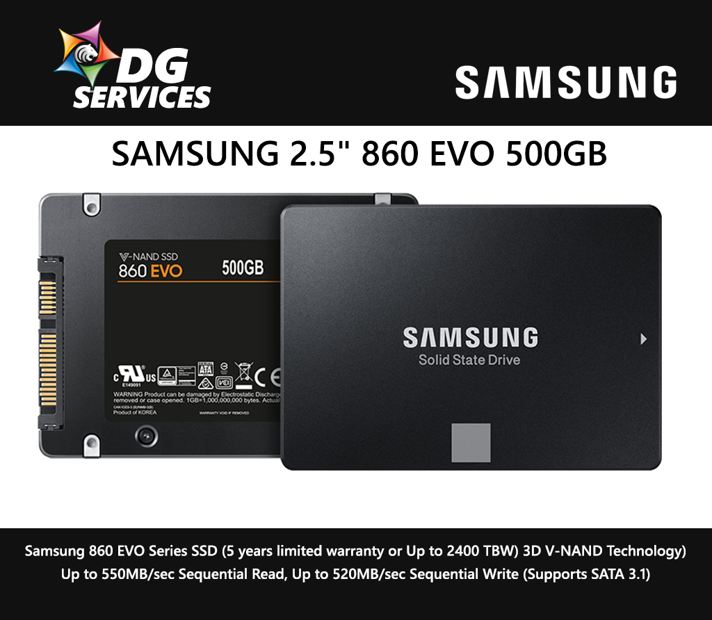 Samsung evo 2025 860 500