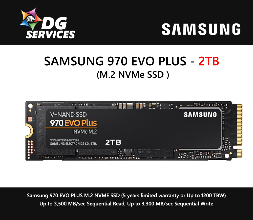 SAMSUNG 970 EVO plus ( 250GB / 500GB / 1TB / 2TB )