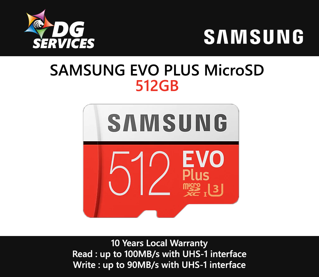 Samsung evo 2025 plus microsdxc 512gb