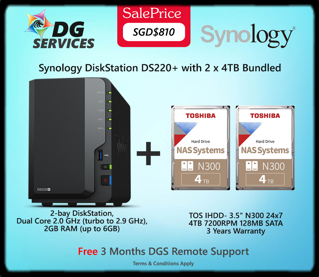Ds220 Synology DiskStation DS220+ | DG Services