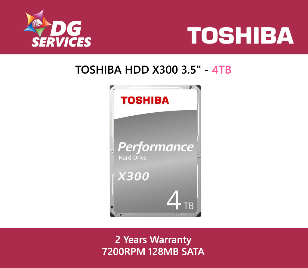 TOSHIBA HDD X300 3.5" ( 4TB )