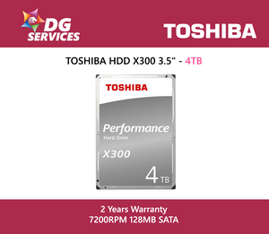 TOSHIBA HDD X300 3.5" ( 4TB )