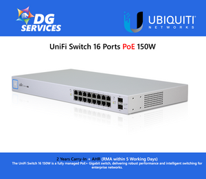 UniFi Switch 16 Ports PoE 150W