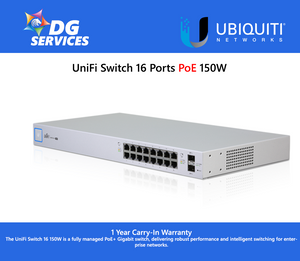 UniFi Switch 16 Ports PoE 150W