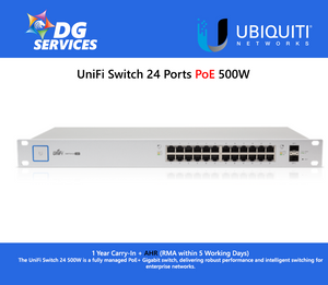 UniFi Switch 24 Ports PoE 500W
