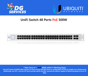 UniFi Switch 48 Ports PoE 500W