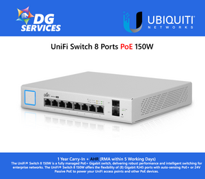 UniFi Switch 8 Ports PoE 150W