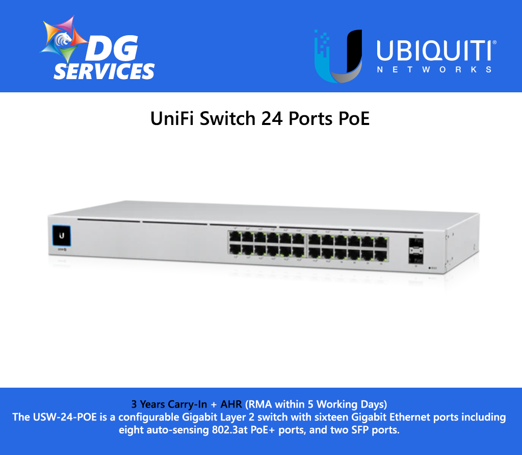 UniFi Switch 24 Ports PoE