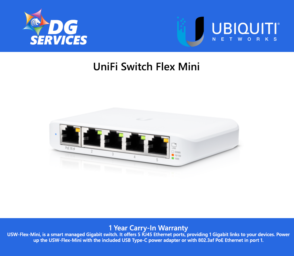  Ubiquiti Networks UniFi Switch Flex Mini (3-Pack