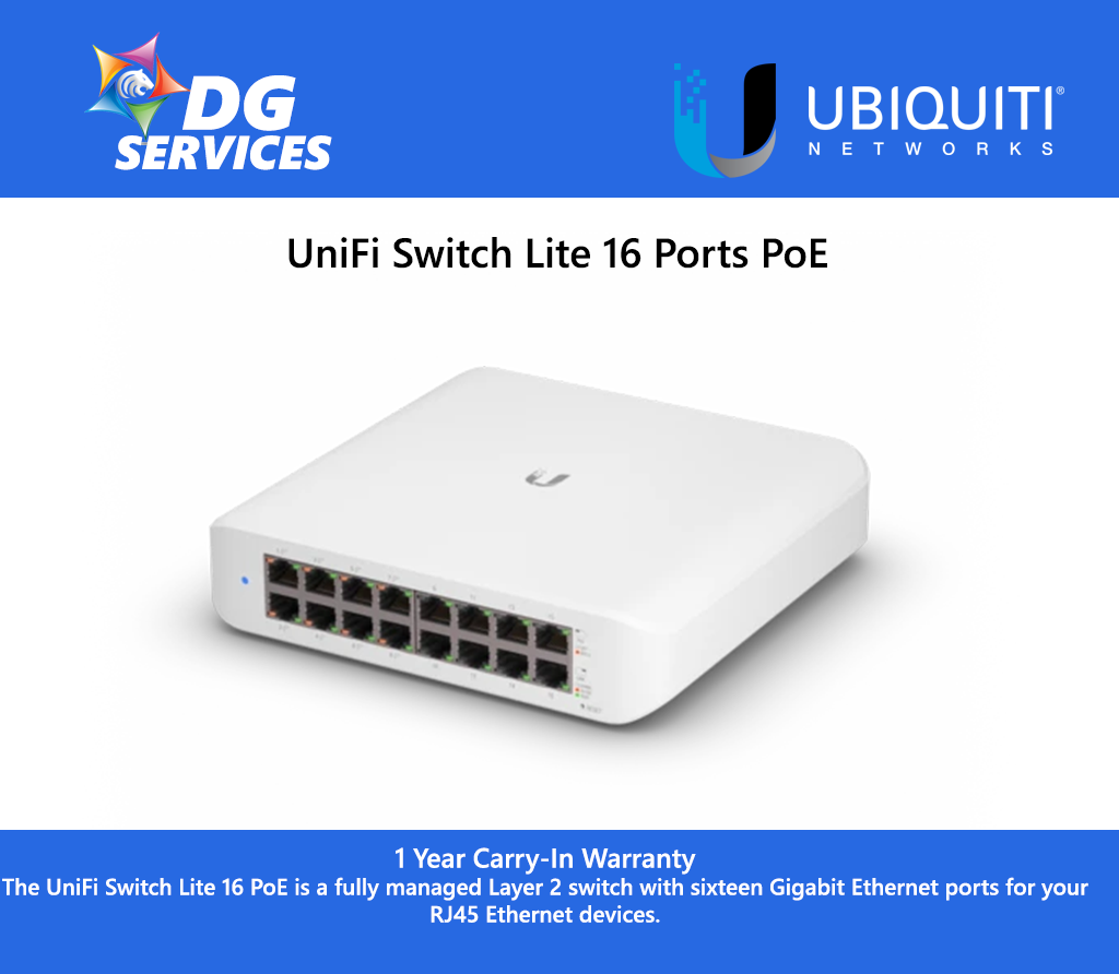 UniFi Switch Lite 16 Ports PoE