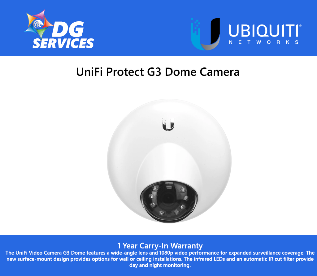 UniFi Protect G3 Dome Camera