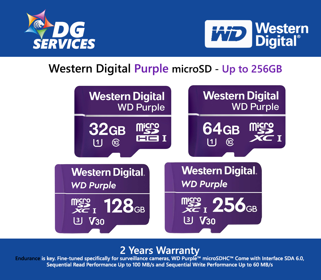 Memoria Micro SD WD Purple 64GB QD101 Ultra, Memoria Micro SD WD Purple  64GB QD101 Ultra