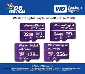 WESTERN DIGITAL Purple Endurance microSD  ( Up to 256GB )