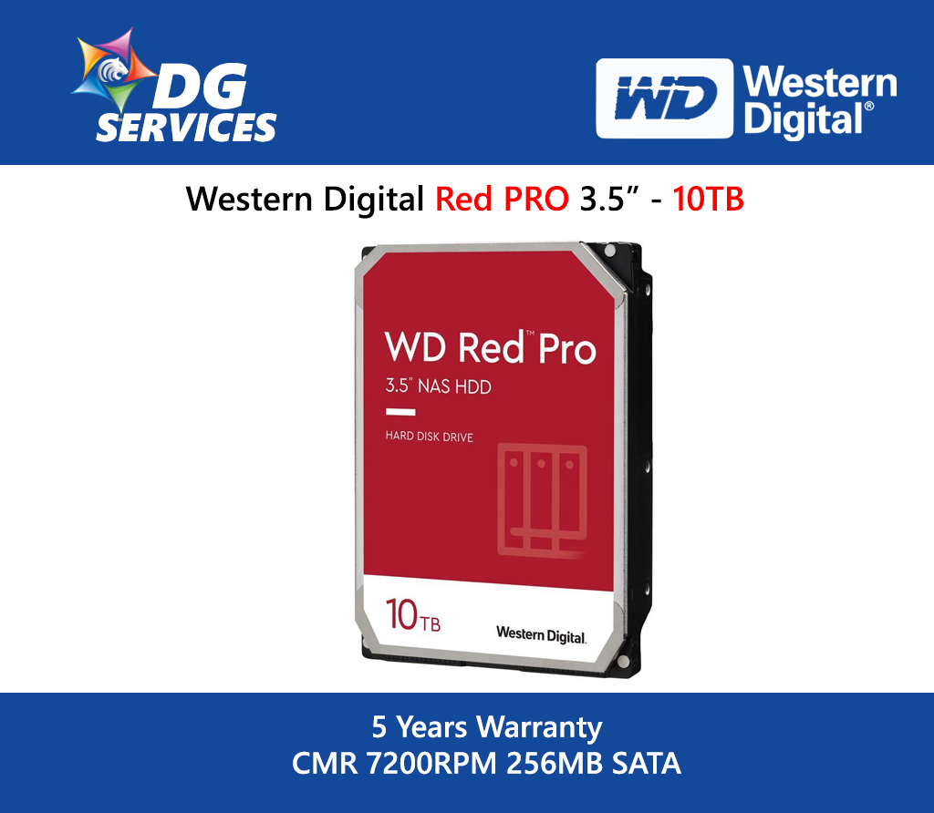 WESTERN DIGITAL RED 3.5" HDD  ( Up to 18TB )