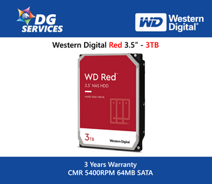 WESTERN DIGITAL RED 3.5" HDD  ( Up to 18TB )