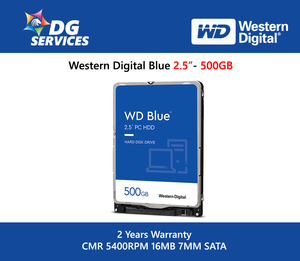 WESTERN DIGITAL BLUE 2.5"/ 3.5" HDD  ( Up to 6TB )