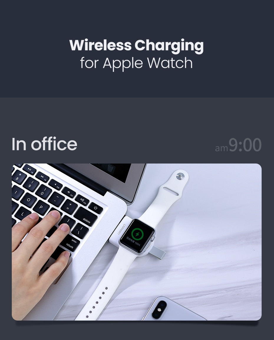 Ugreen Portable Wireless Charger for Apple Watch Charger - DG Services