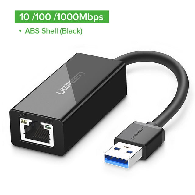 Ugreen USB Ethernet Adapter USB 3.0 / 2.0 Network Card to RJ45 Lan - DG Services