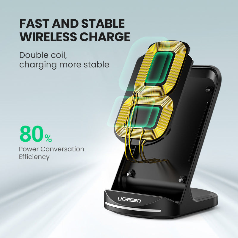 UGREEN Qi Wireless Fast Charging Stand - DG Services