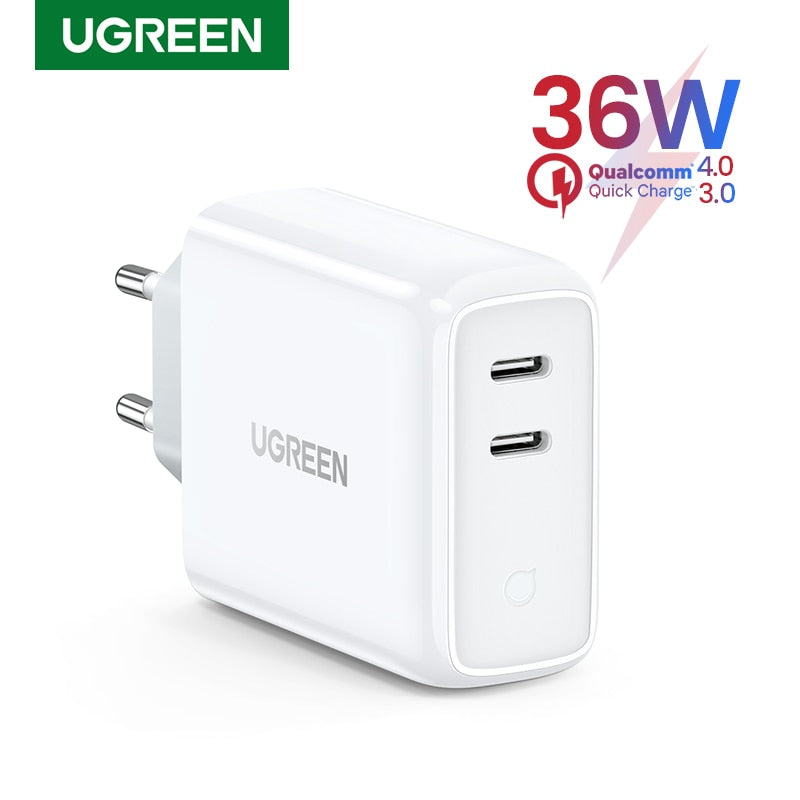Ugreen PD 36W USB  Type C Charger Quick Charge3.0 - DG Services