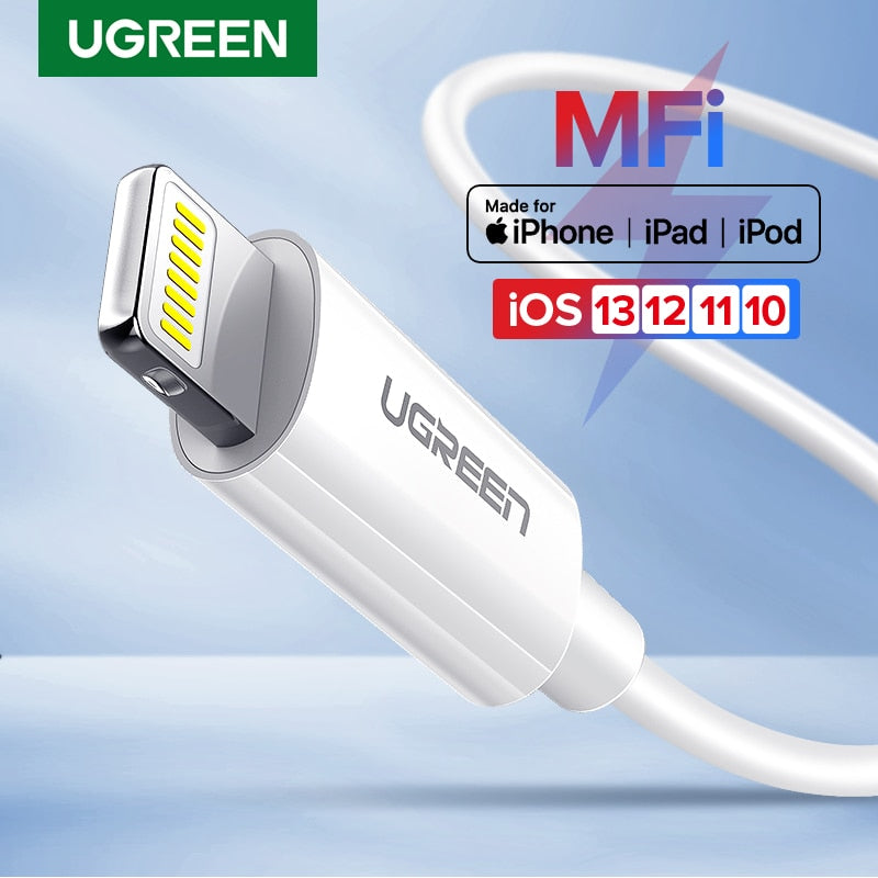 Ugreen MFi USB Cable for iPhone 2.4A Fast Charging - DG Services