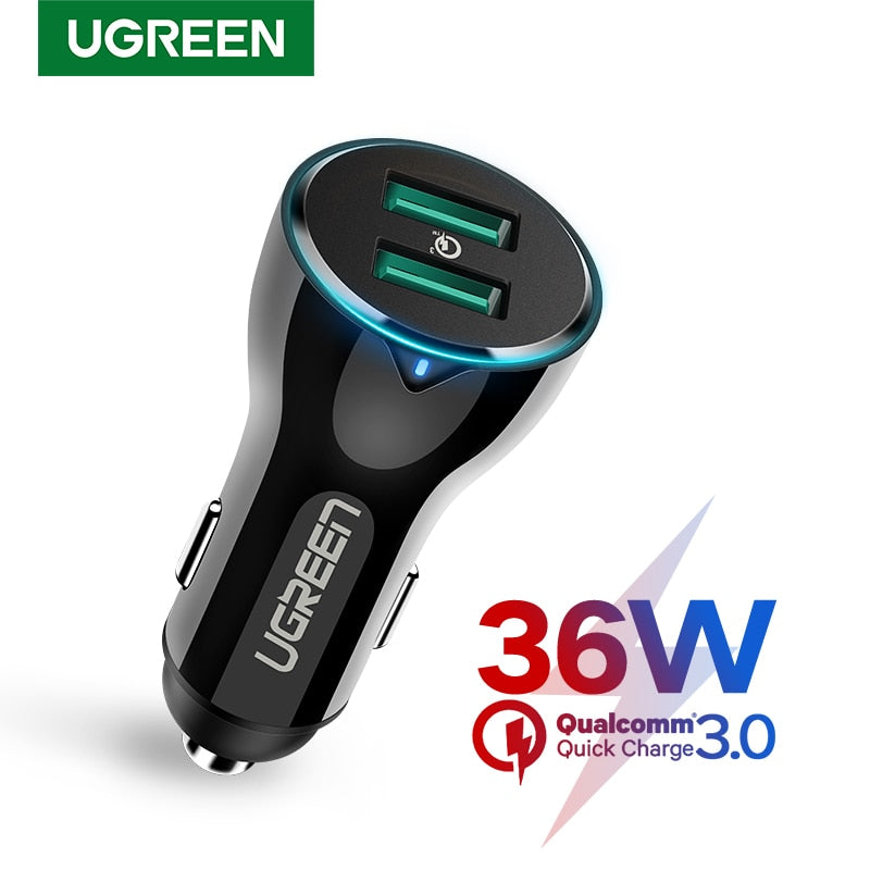 Ugreen 36W QC Car Charger Quick Charge 3.0 - DG Services