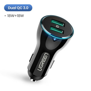 Ugreen 36W QC Car Charger Quick Charge 3.0 - DG Services