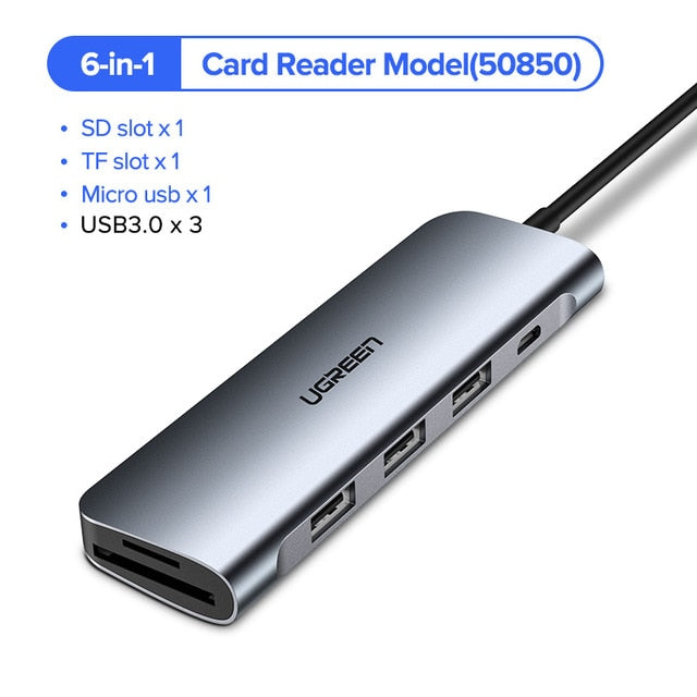 Ugreen USB C HUB to Multi USB 3.0 HDMI Adapter Dock - DG Services