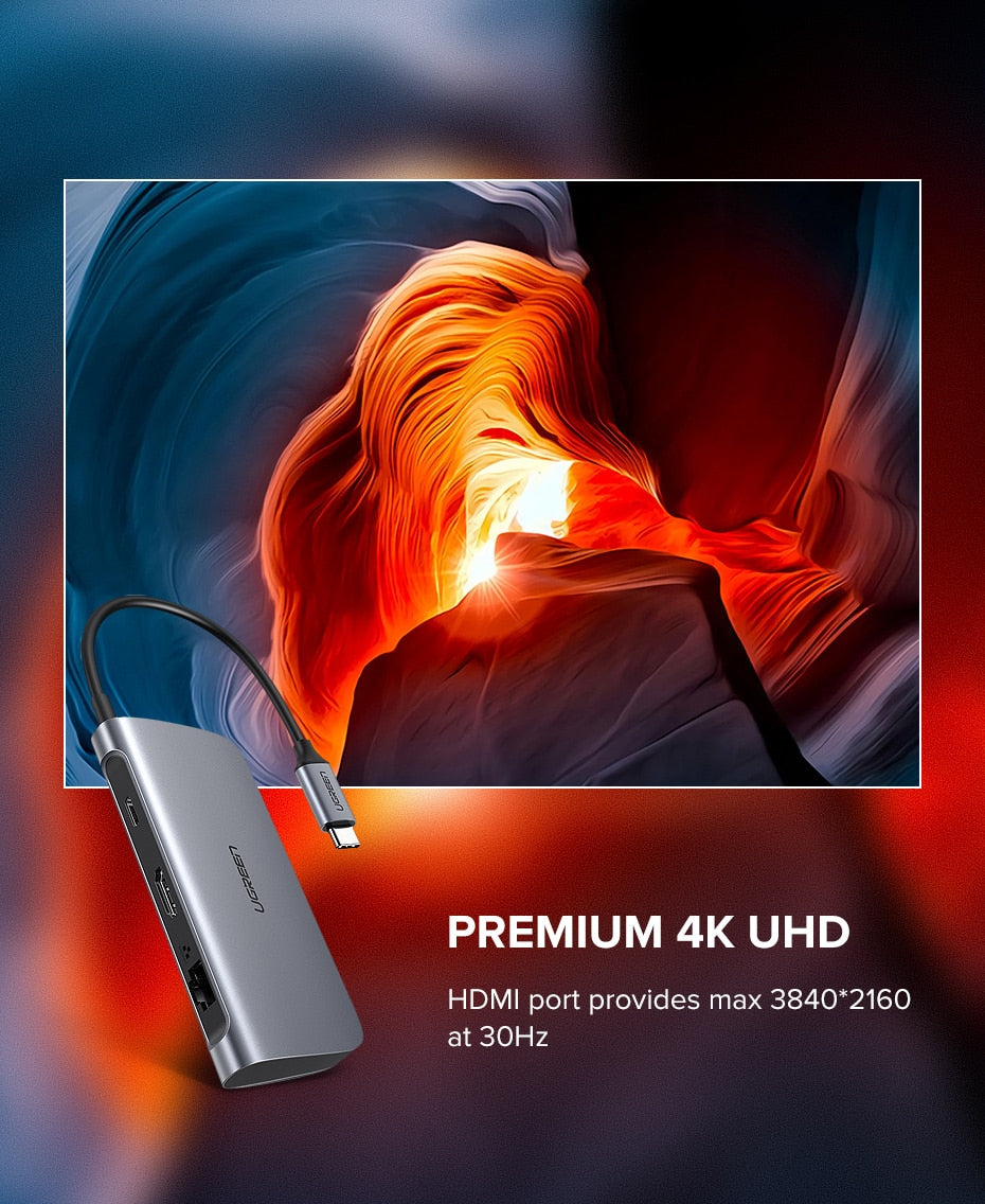 Ugreen USB C HUB to Multi USB 3.0 HDMI Adapter Dock - DG Services