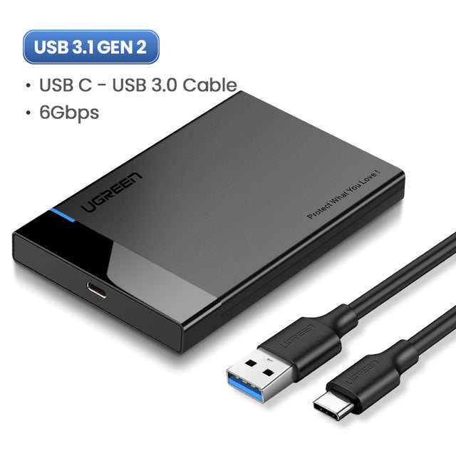 Ugreen HDD Case 2.5 SATA to USB 3.1 Adapter Hard Drive Enclosure - DG Services